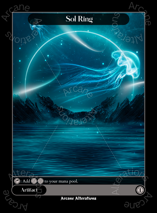 Sol Ring - High Quality Altered Art Custom Proxy Cards