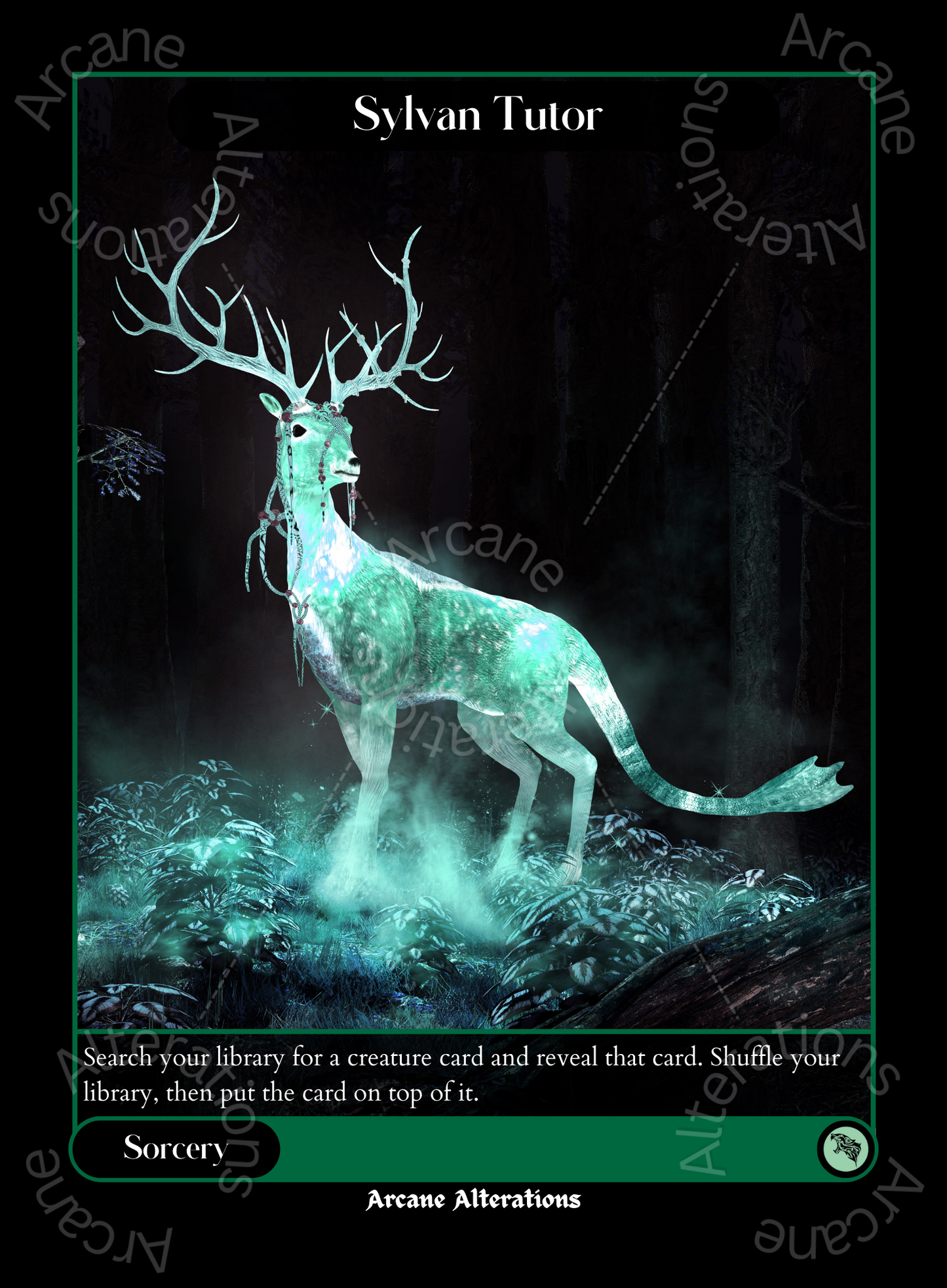 Sylvan Tutor - High Quality Altered Art Custom Proxy Cards