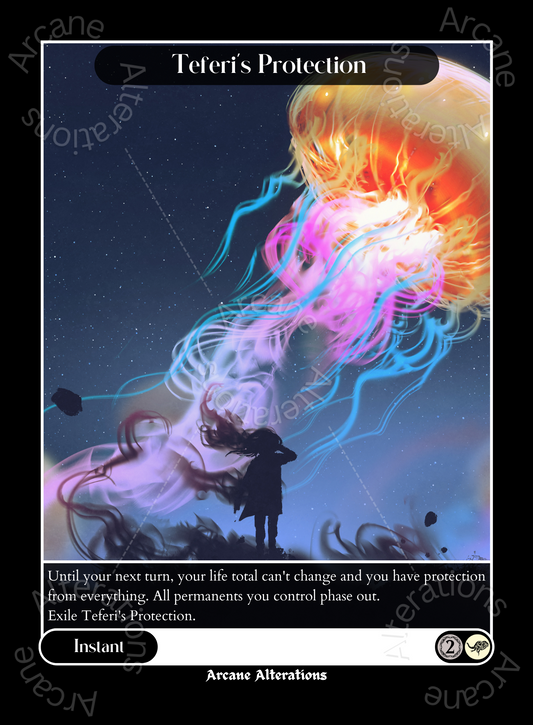 Teferi's Protection - High Quality Altered Art Custom Proxy Cards