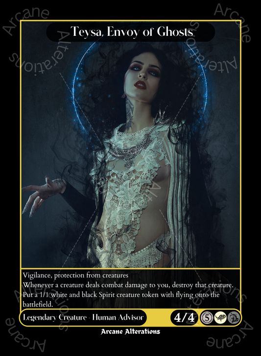 Teysa, Envoy of Ghosts - High Quality Altered Art Custom Proxy Cards