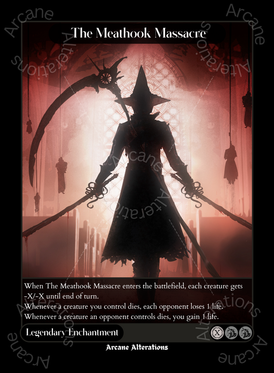 The Meathook Massacre - High Quality Altered Art Custom Proxy Cards