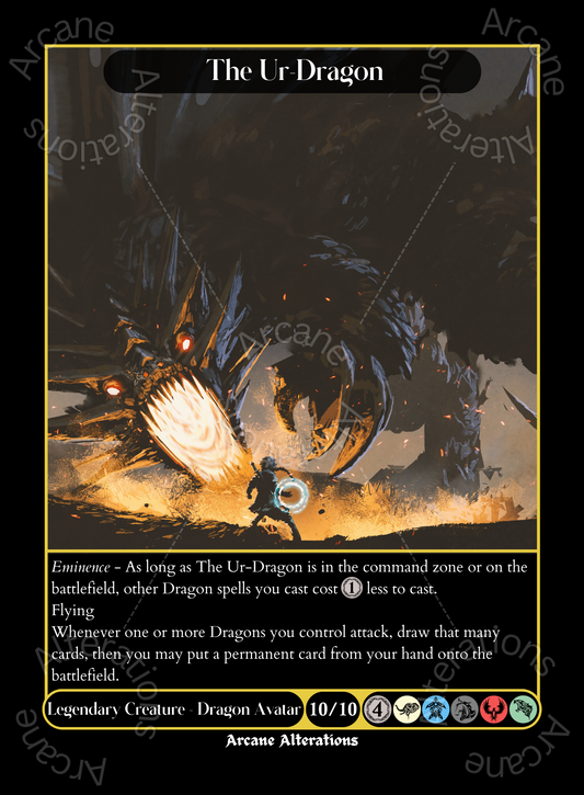 The Ur-Dragon - High Quality Altered Art Custom Proxy Cards