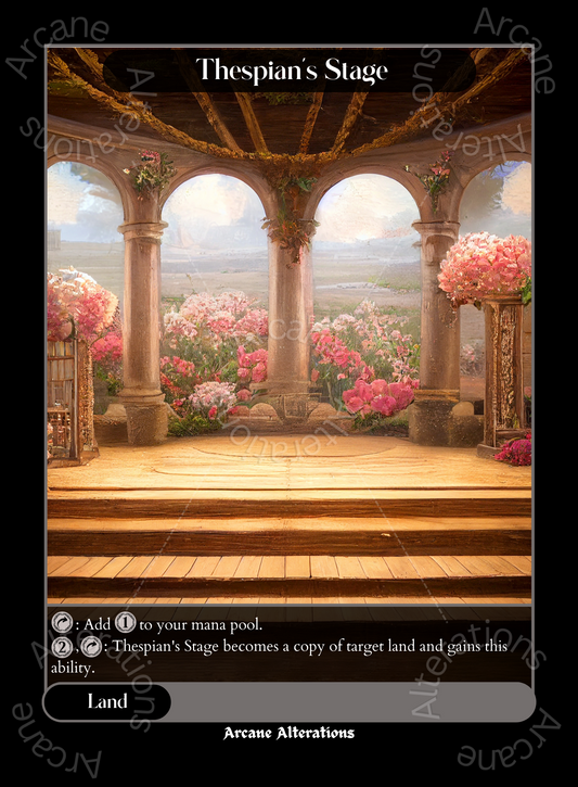 Thespian's Stage - High Quality Altered Art Custom Proxy Cards