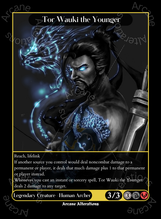 Tor Wauki the Younger Hanzo Overwatch Crossover Single - High Quality Altered Art Custom Proxy Cards