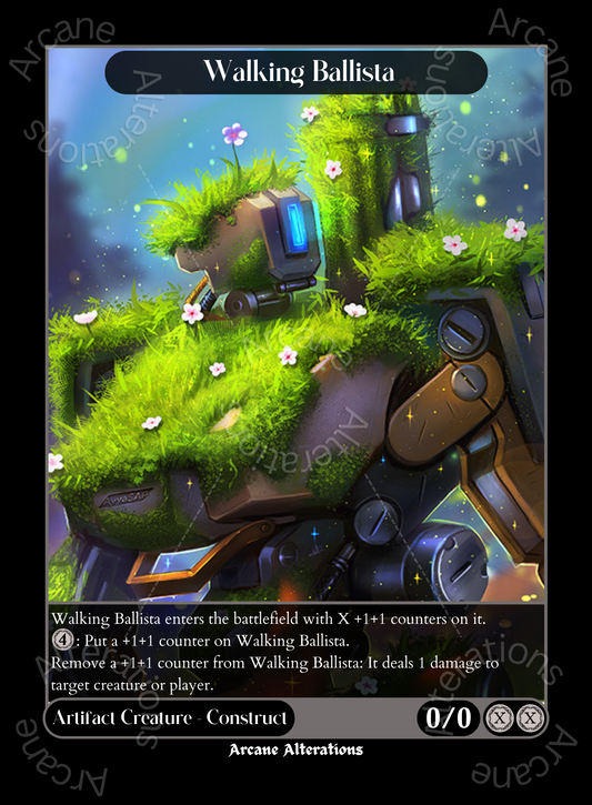 Walking Ballista Bastion Overwatch Crossover Single - High Quality Altered Art Custom Proxy Cards