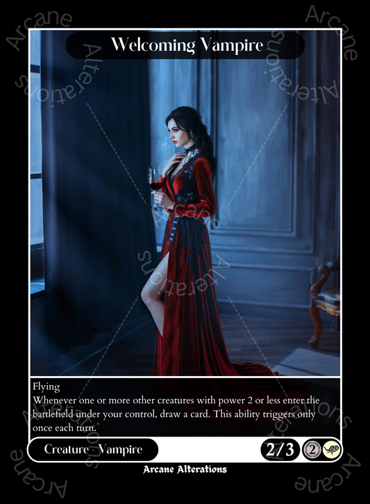 Welcoming Vampire - High Quality Altered Art Custom Proxy Cards