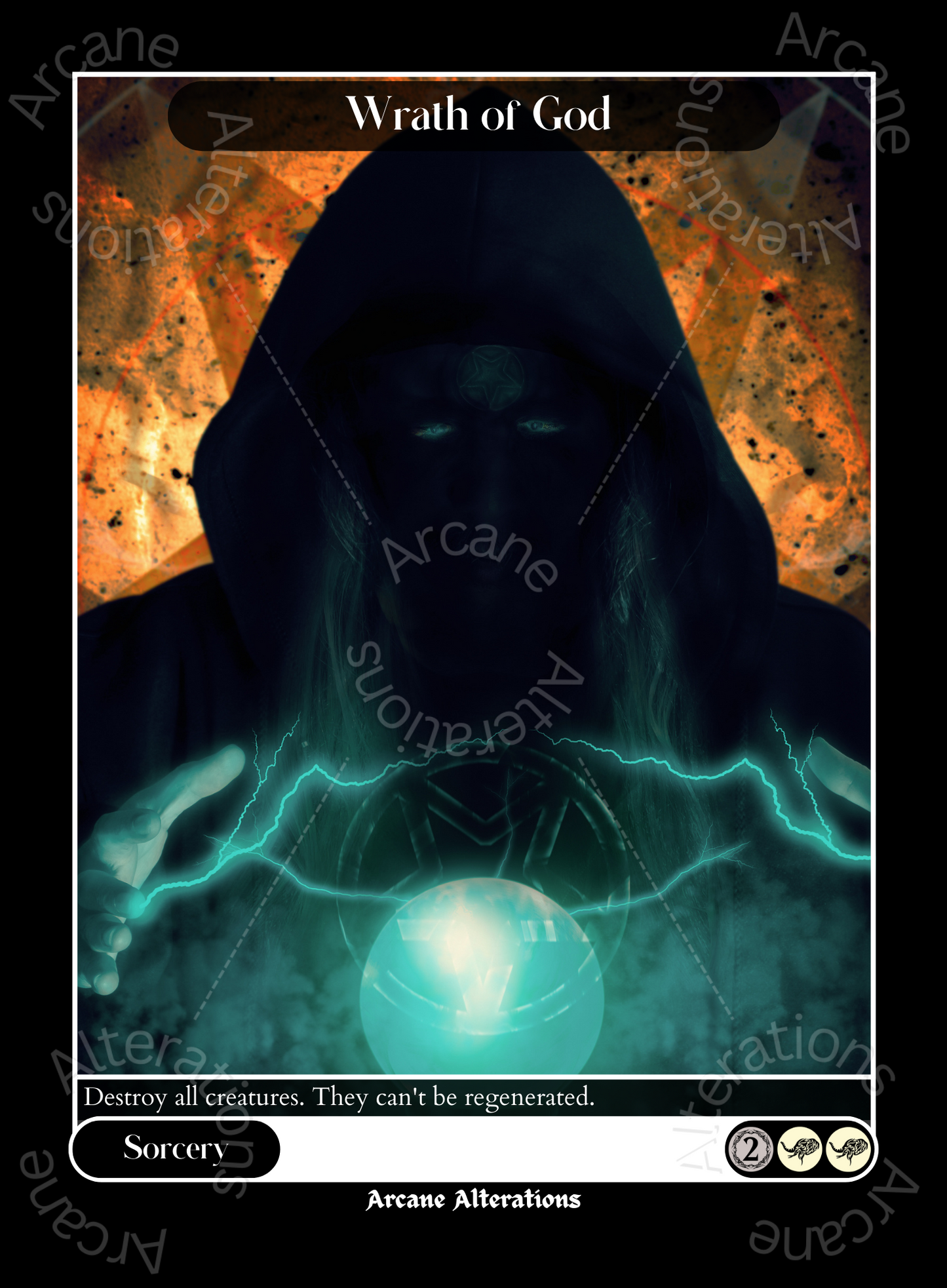 Wrath of God - High Quality Altered Art Custom Proxy Cards