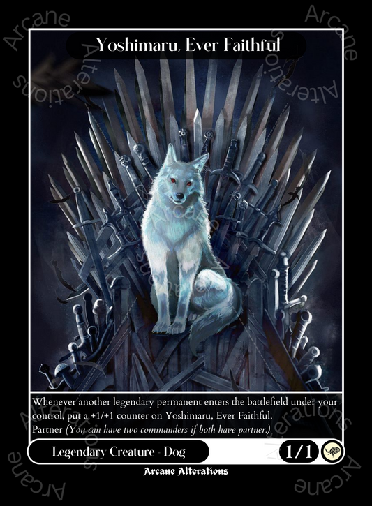 Yoshimaru, Ever Faithful Ghost Game of Thrones Crossover Single - High Quality Altered Art Custom Proxy Cards